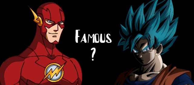 who is most famous goku or flash
