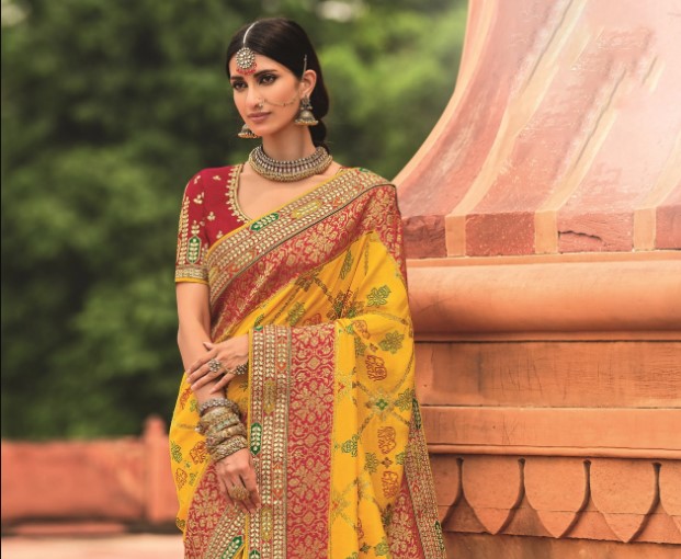 Latest Indian Wedding Saree Designs for Brides