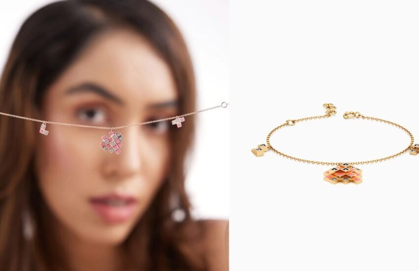 Heart To Get Blocked Charms Bracelet